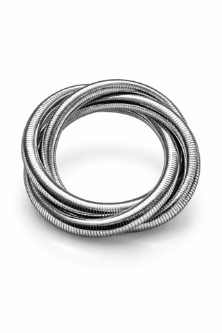 Liquid Chrome Wrap Bracelet