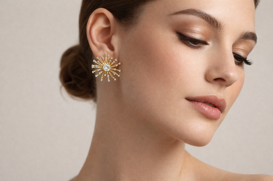 Solaris Burst Stud Earrings