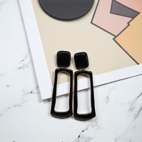 RectangleHER Clip Earrings