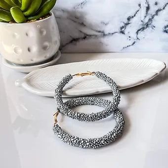 Silver Le Hoop